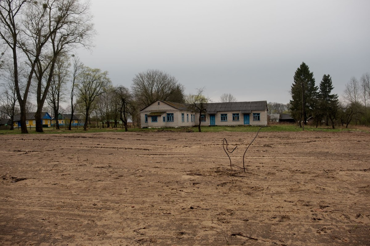 Delyatichi - terraine of the recently destroyed synagogue