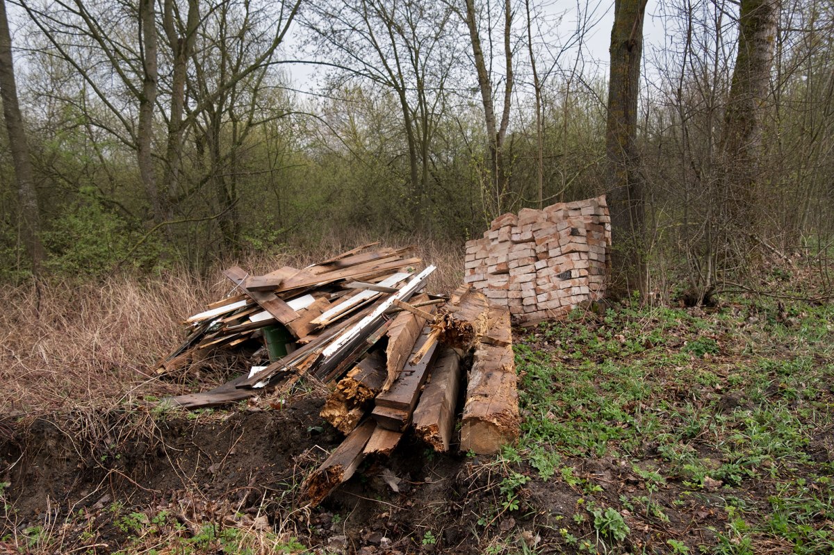 Delyatichi - terraine of the recently destroyed synagogue