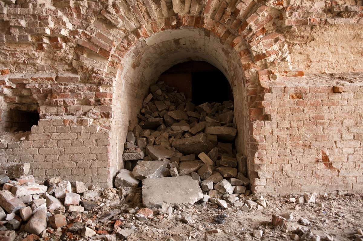 Brest - Jewish tombstones in the fortress