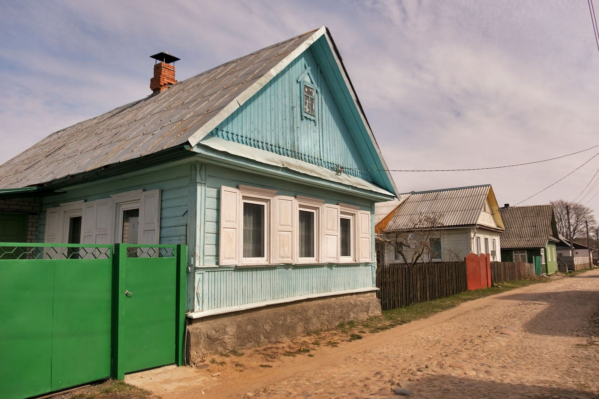 Rakaw - wooden house in a former Jewish neighbourhood