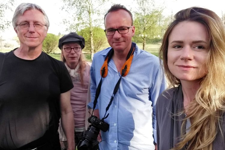 Our travel team says good bye. From left to right: Achim, Petra, Christian and Juliana Photo credits: Juliana Mikolutskaya