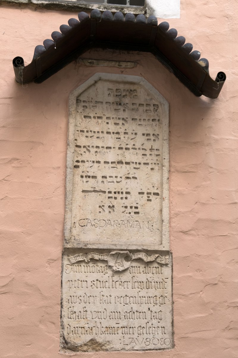Regensburg - Jewish tombstone