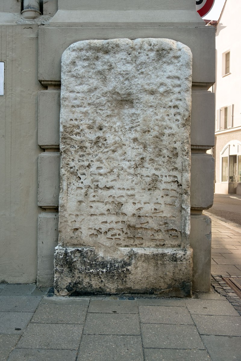 Regensburg - Jewish tombstone