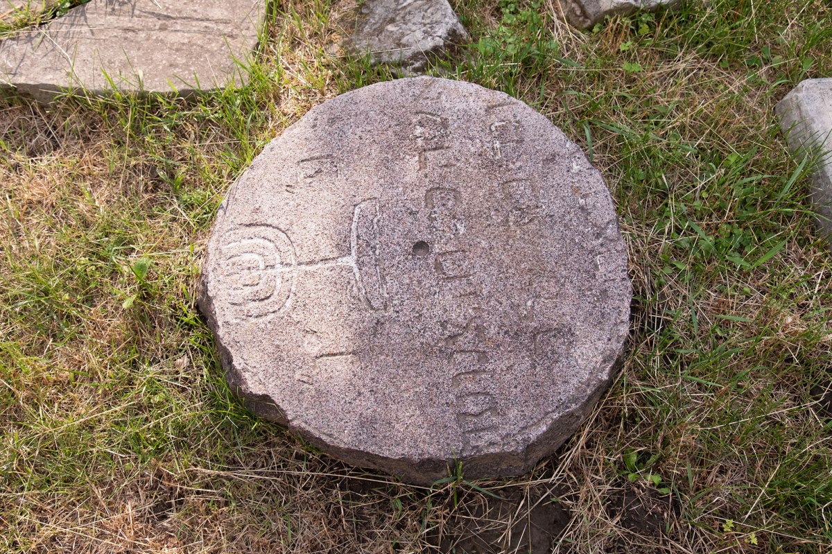 Lutsk - returned tombstones at the massgrave site