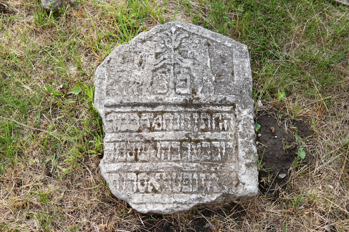 Lutsk - returned tombstones at the massgrave site