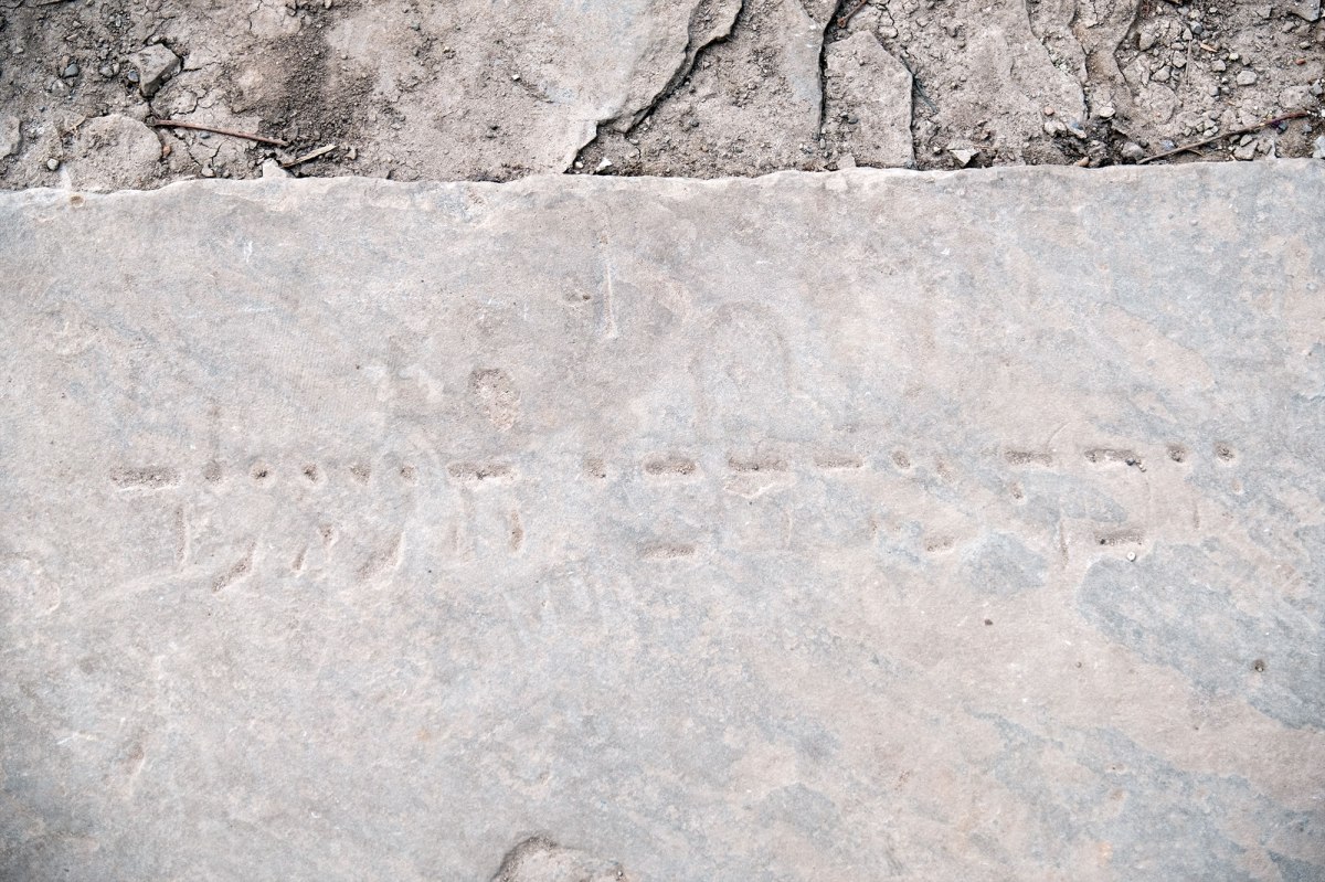 Kolomyia - tombstones in a backyard
