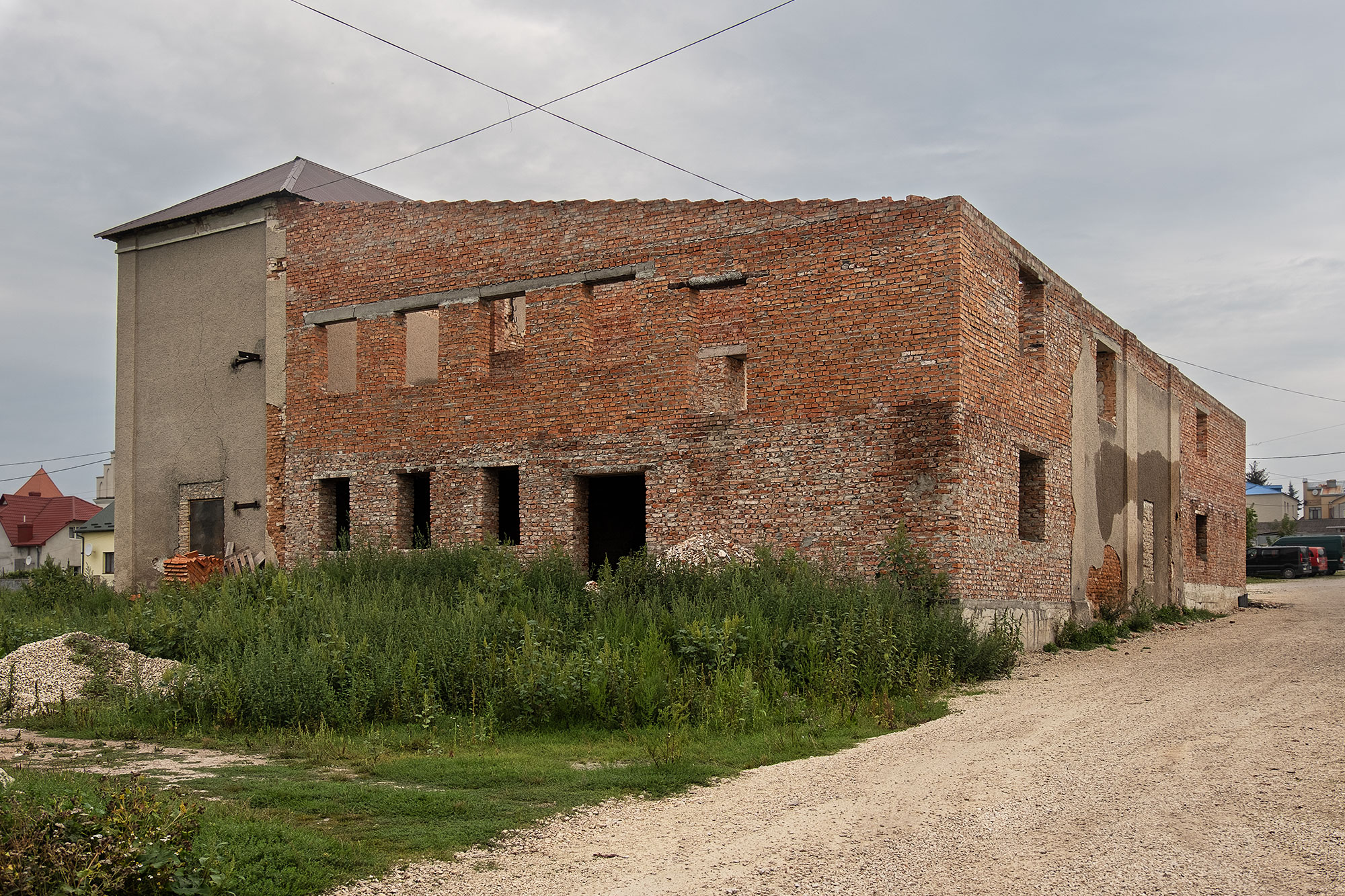 Skalat - new building on top of the fromer Great Synagogue