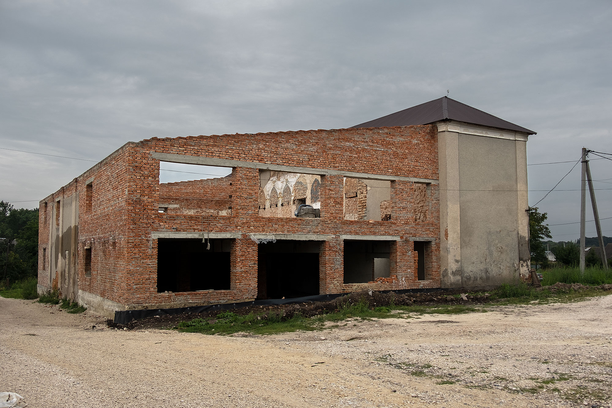 Skalat - new building on top of the fromer Great Synagogue