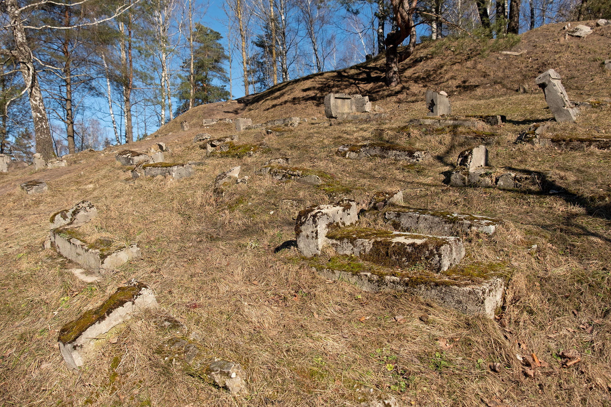 Vilnius - destroyed Jewish cemetery in Užupis