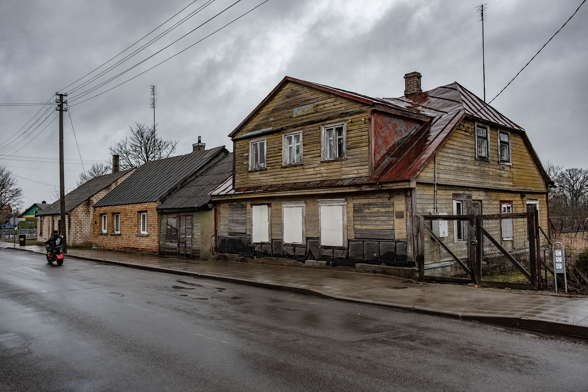 Žagarė - street view