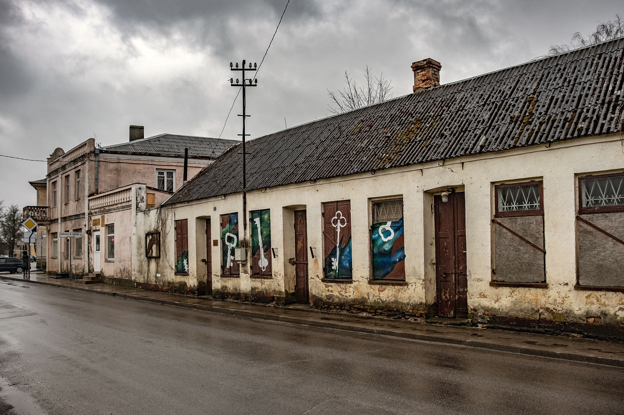 Žagarė - street view