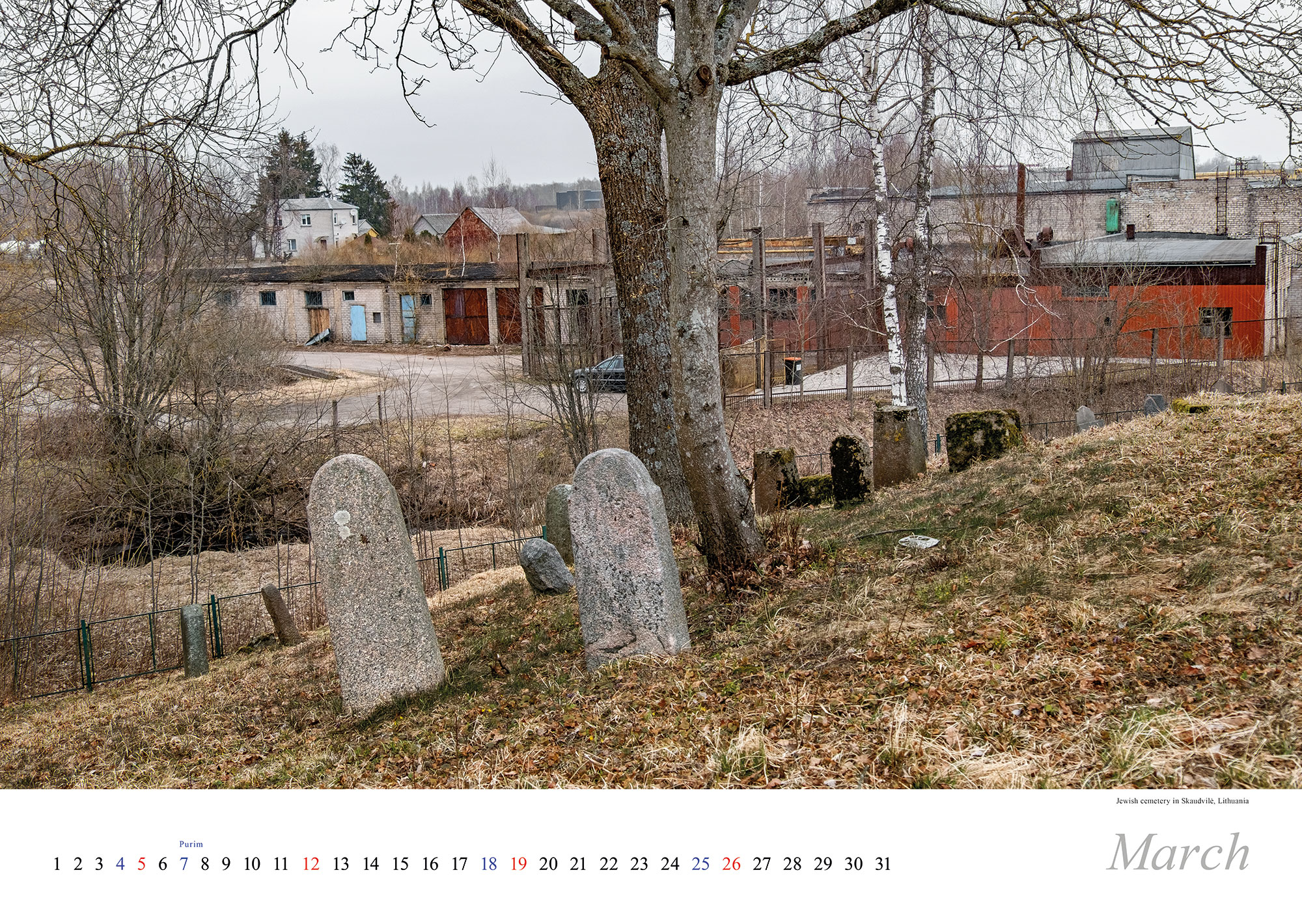 Vanished World Calendar 2023 - March