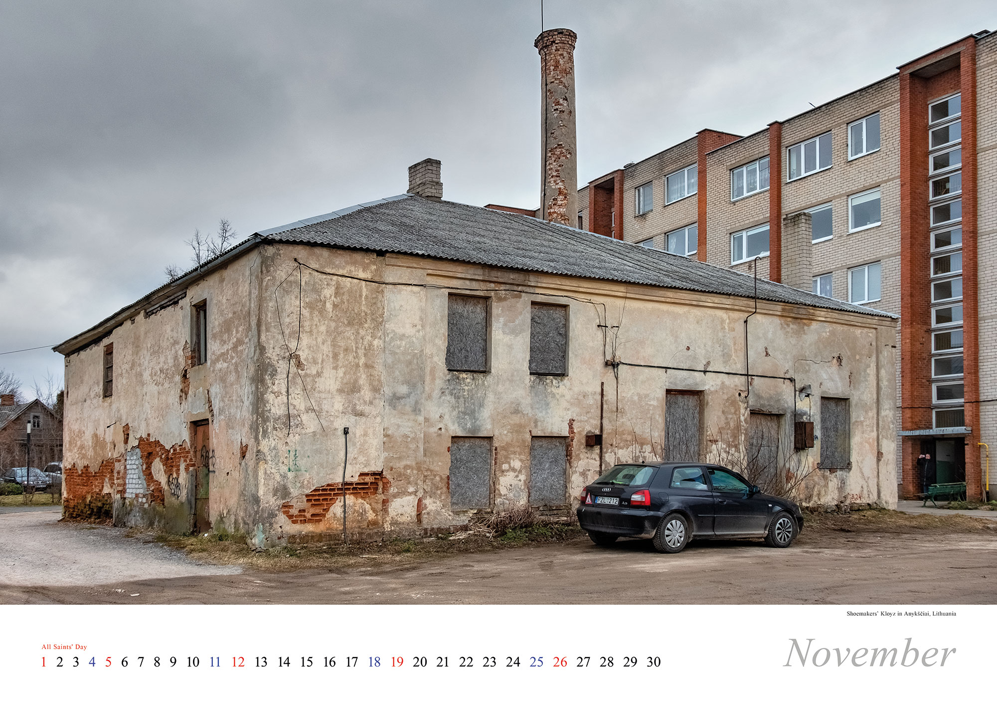 Vanished World Calendar 2023 - November