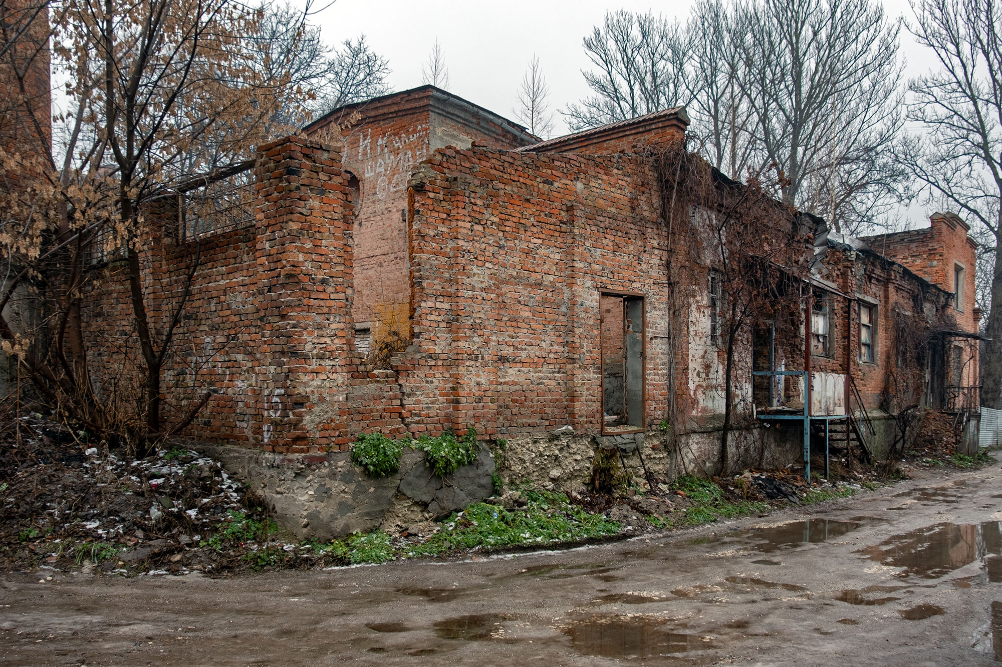 Ternopil - Ruin at the grounds of the Great Synagogue