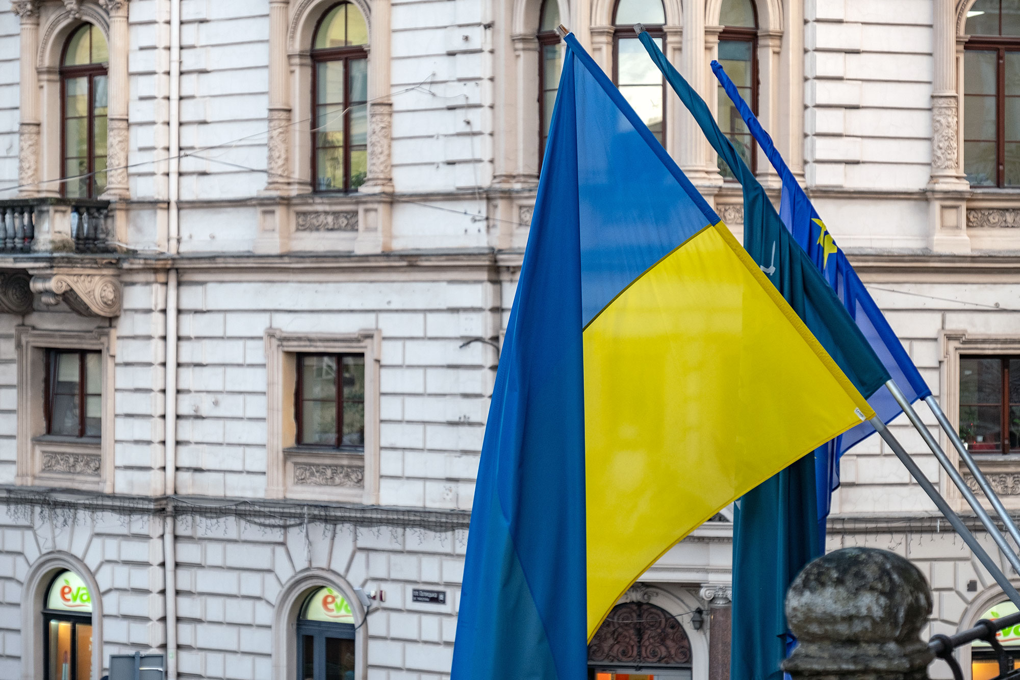 Lviv - View from the balcony of the Hotel George