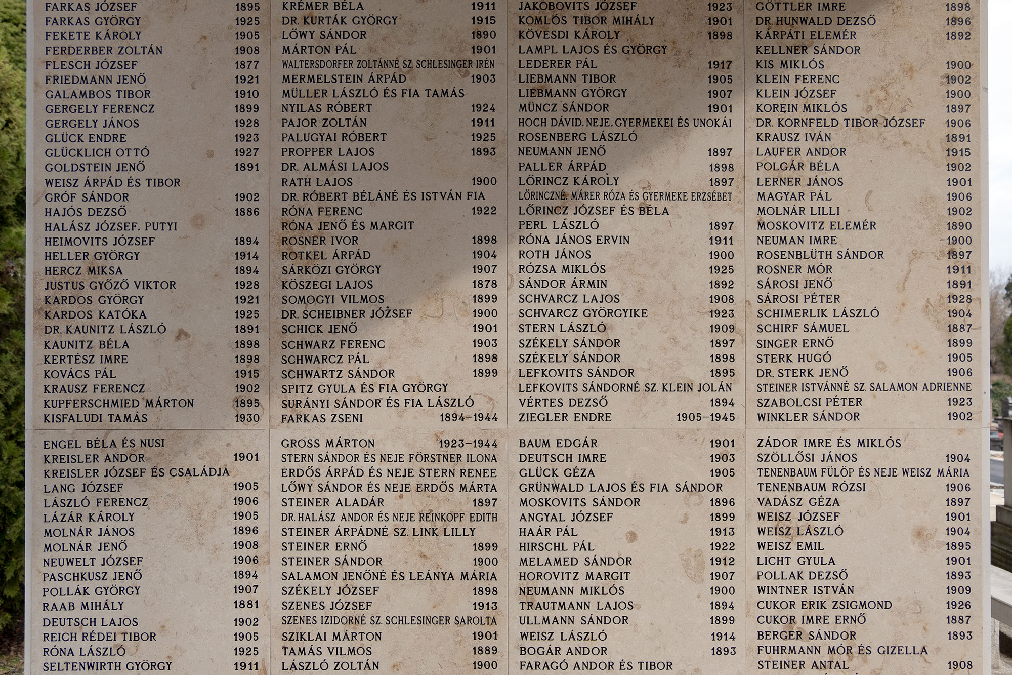 Kozma Street Jewish Cemetery - Holocaust memorial