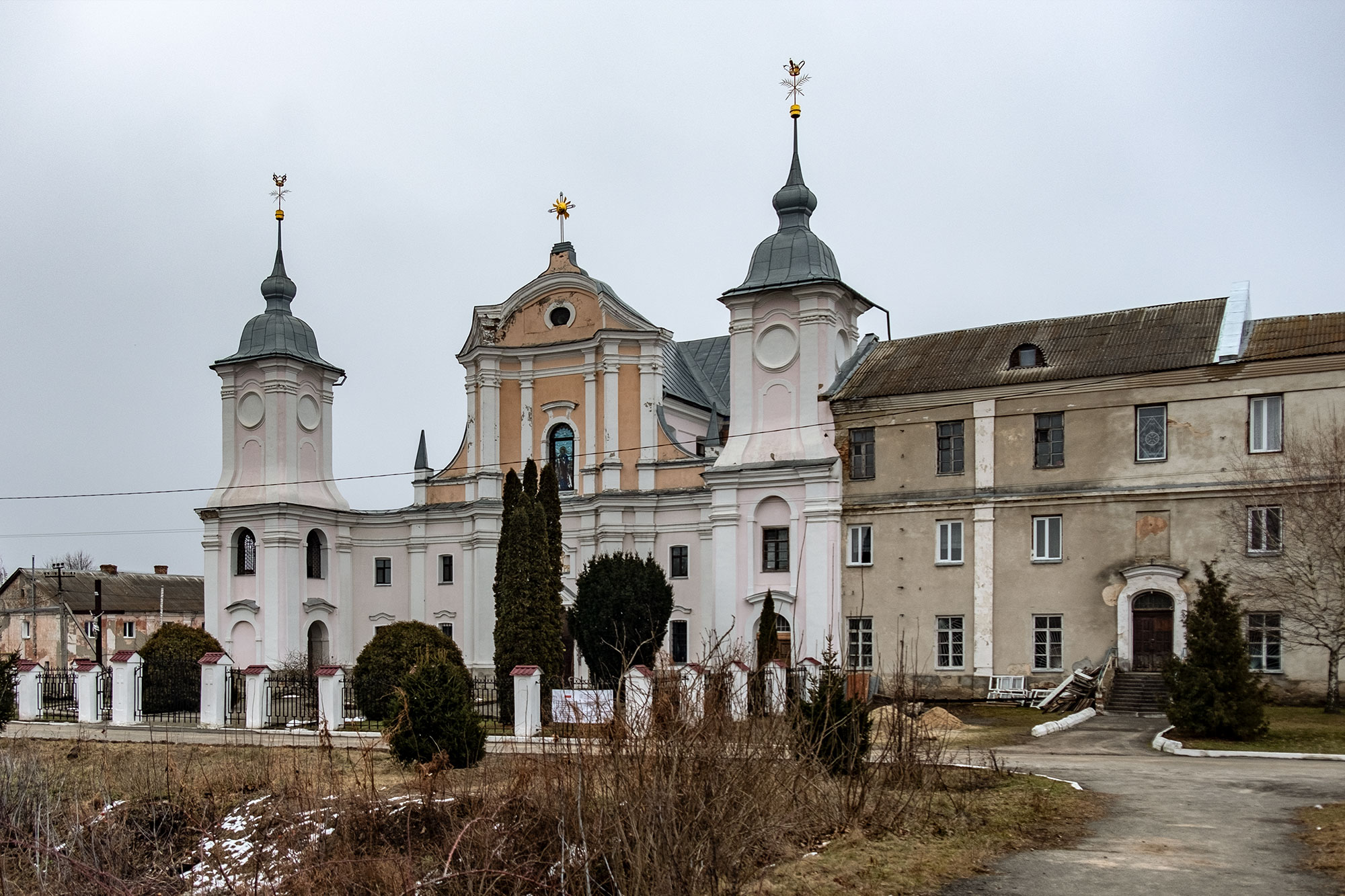 Iziaslav - Saint Joseph Church, part of a former monastery