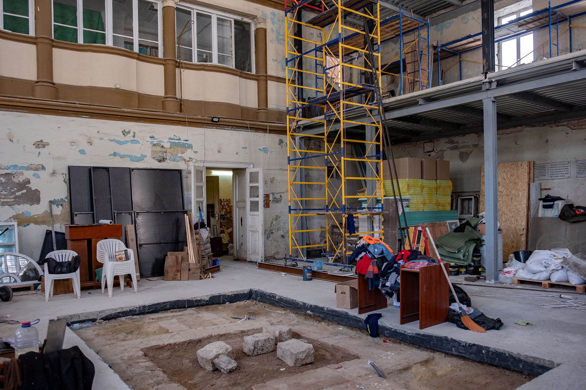 Lviv - Jakub Glanzer Shul - ongoing works