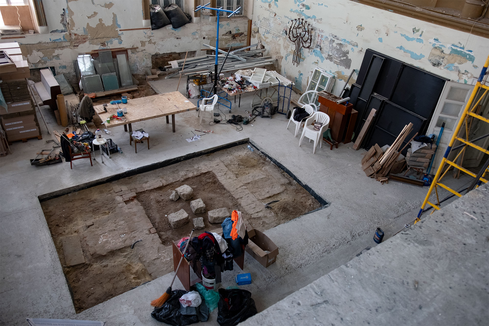Lviv - Jakub Glanzer Shul - ongoing works